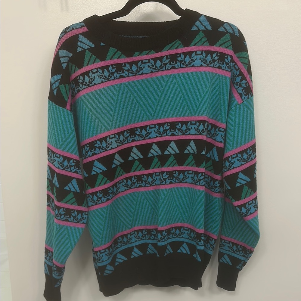 Vintage Geometric Sweater